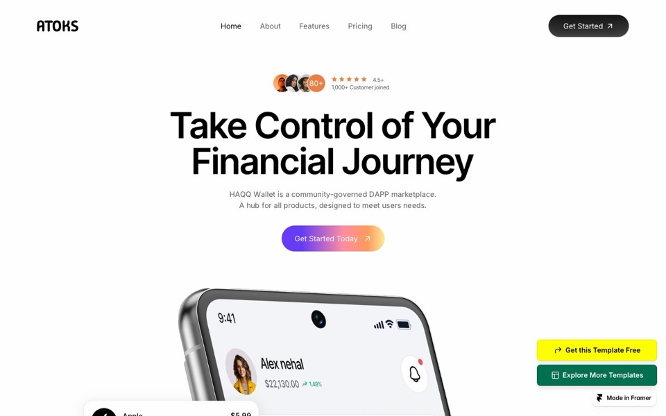 Atoks — website design by Flowgen Studio