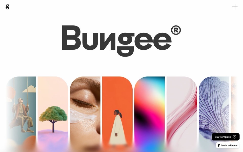 Bungee — website design by Omar Elabd