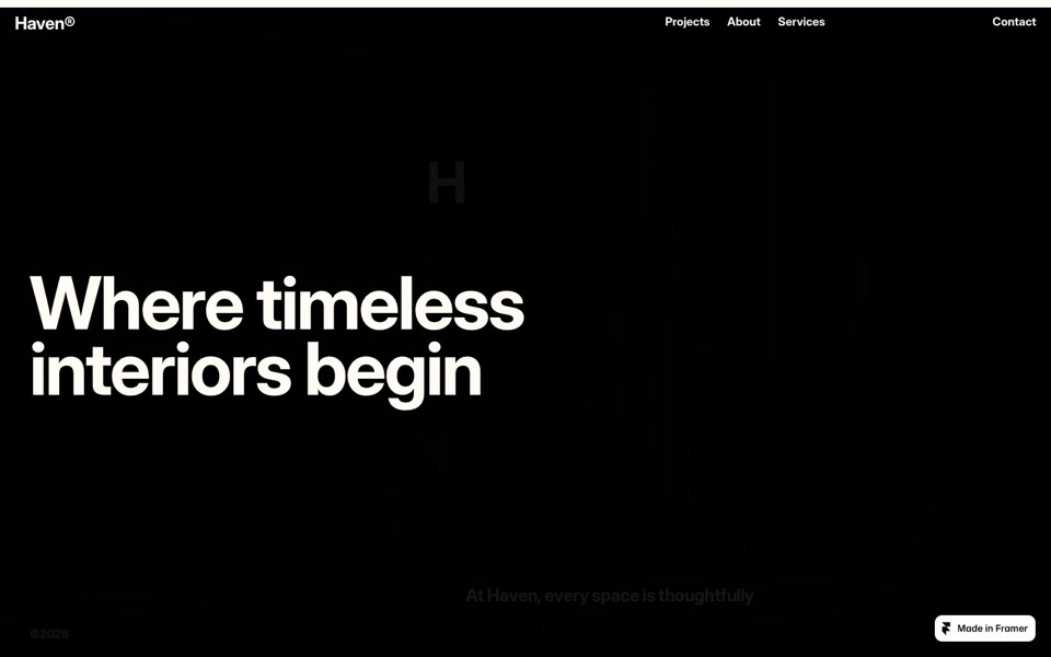 Havenn — website design by Akin & Ed