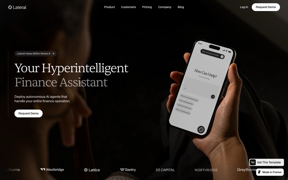 Lateral — website design by Wireframe