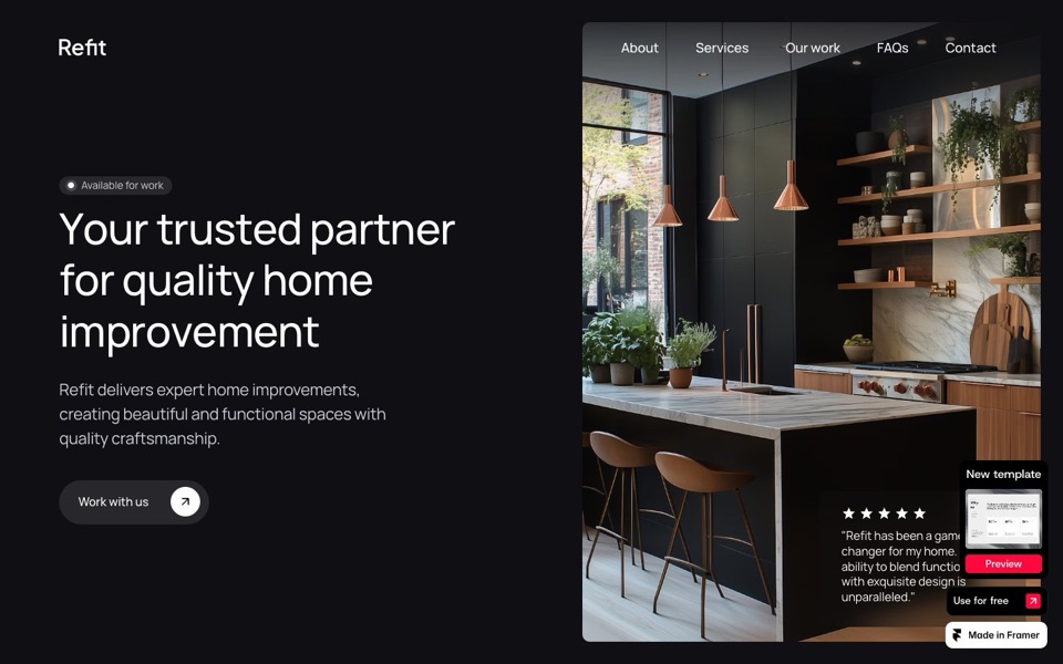 Refit — website design by JJ Gerrish
