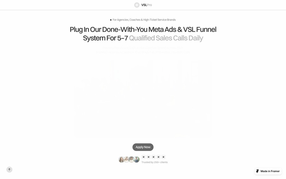 VSLPro — website design by Soleno