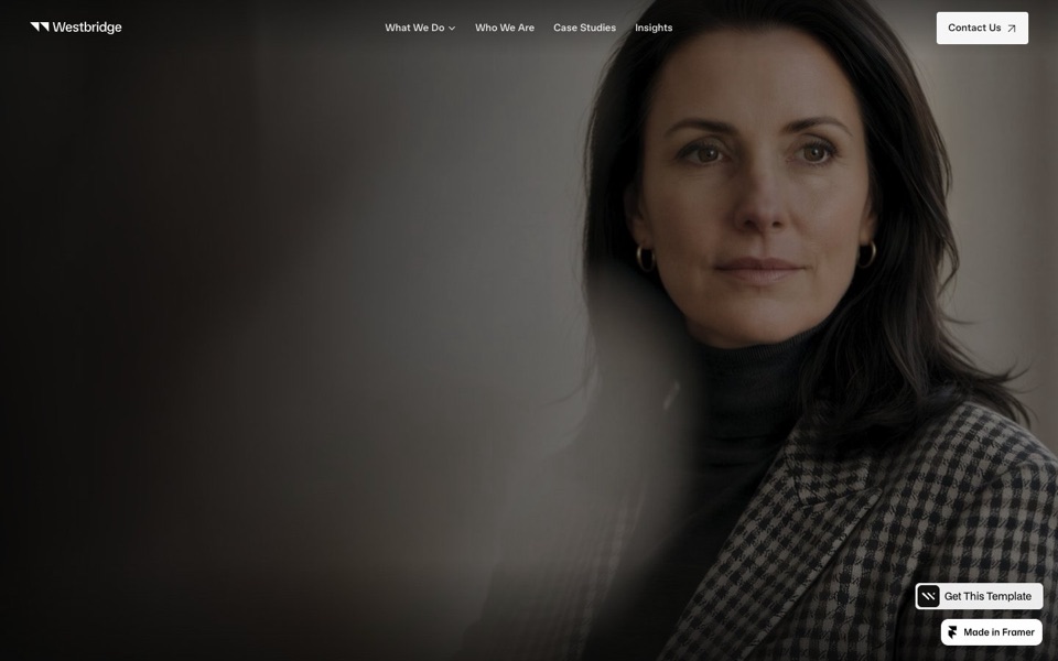 Westbridge — website design by Wireframe